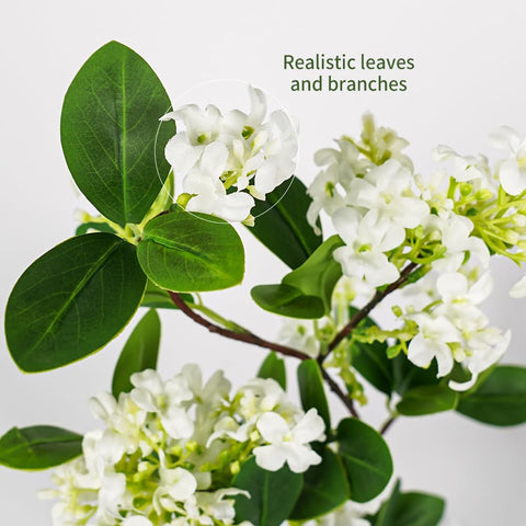 Melorca&Guilla ramos Daphne 32 pulgadas, aspecto natural para jarrón elegante.