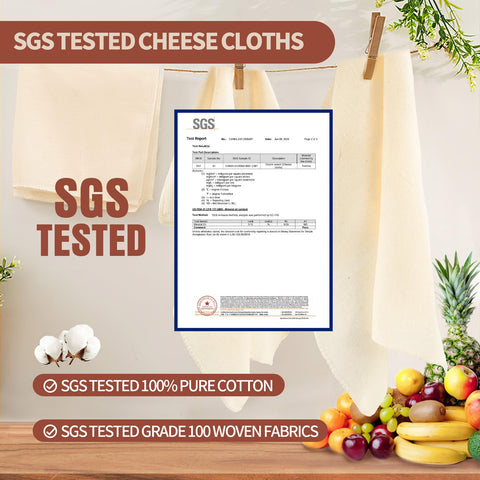 Metflavor tejido algodón 100% semiblanco, suave y seguro para contacto alimentario.