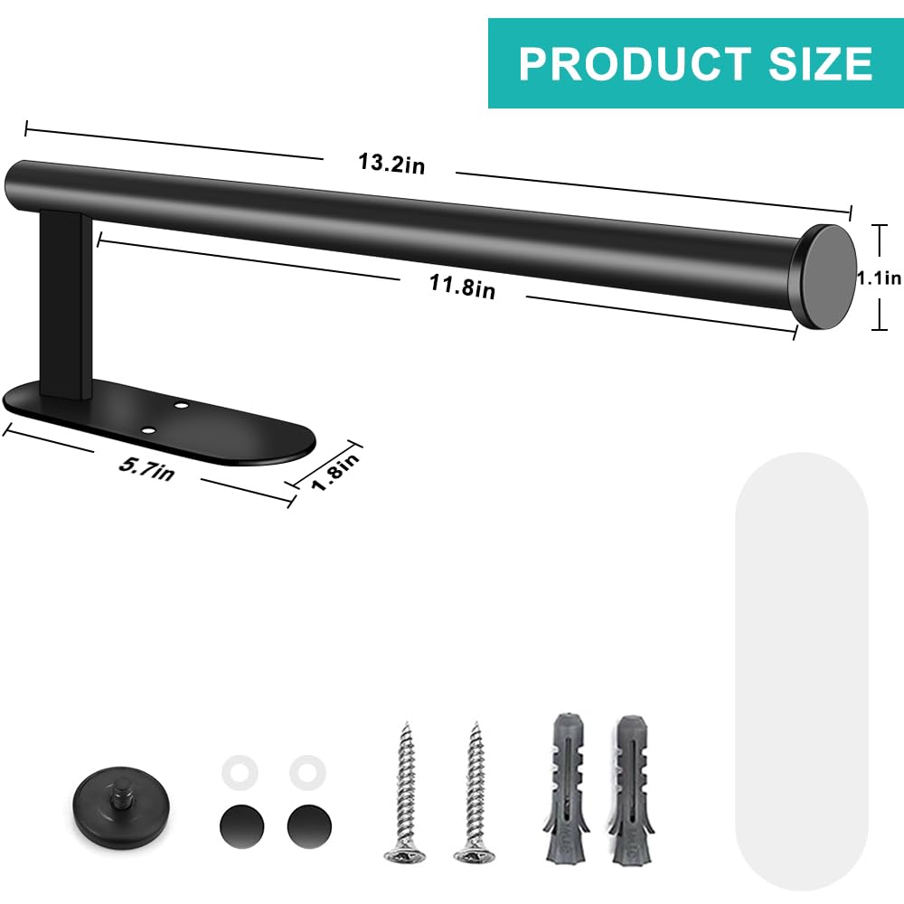 Portarrollos MGahyi para pared con tornillo: instalación estable y duradera.