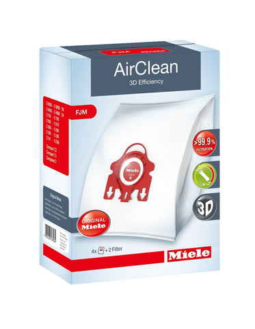 Miele AirClean 3D, bolsa tipo FJM para aspiradora, captura polvo eficaz