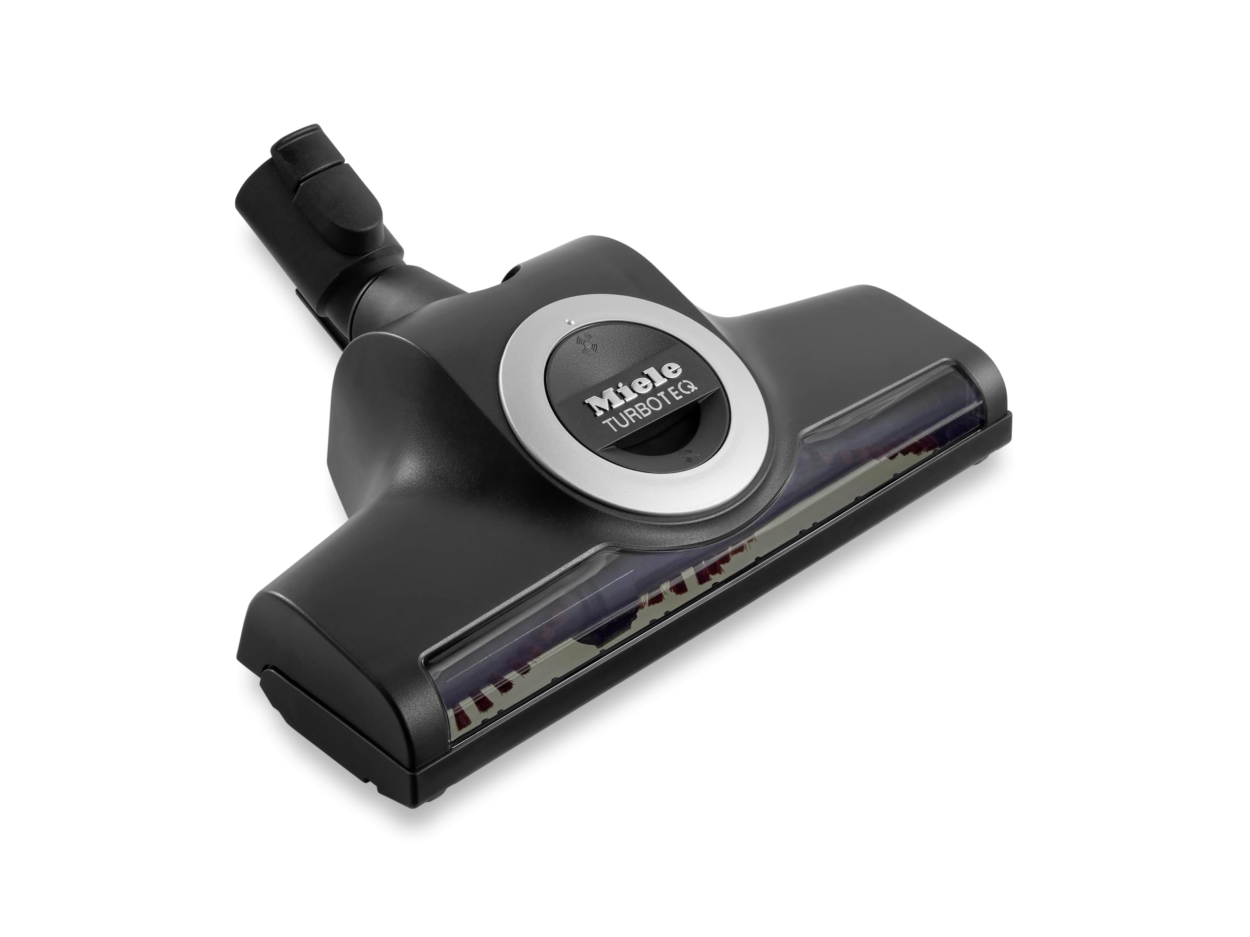 Cepillo turbo Miele quitapelos para mascotas facilita la limpieza rápida.