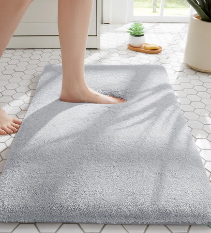 MINIDEAR alfombra de baño espesor grueso para pies cálidos tras la ducha.