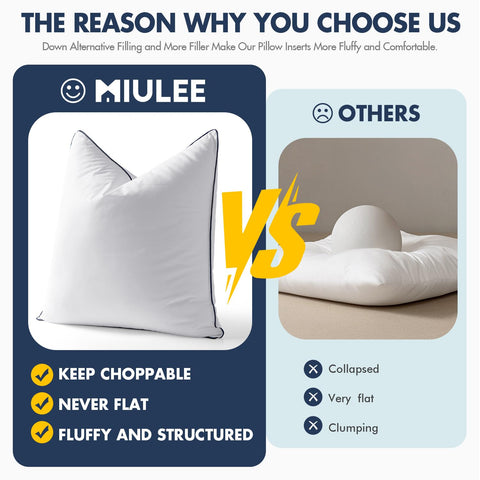 Inserciones MIULEE 20x20 mantienen su forma gracias a su diseño duradero.