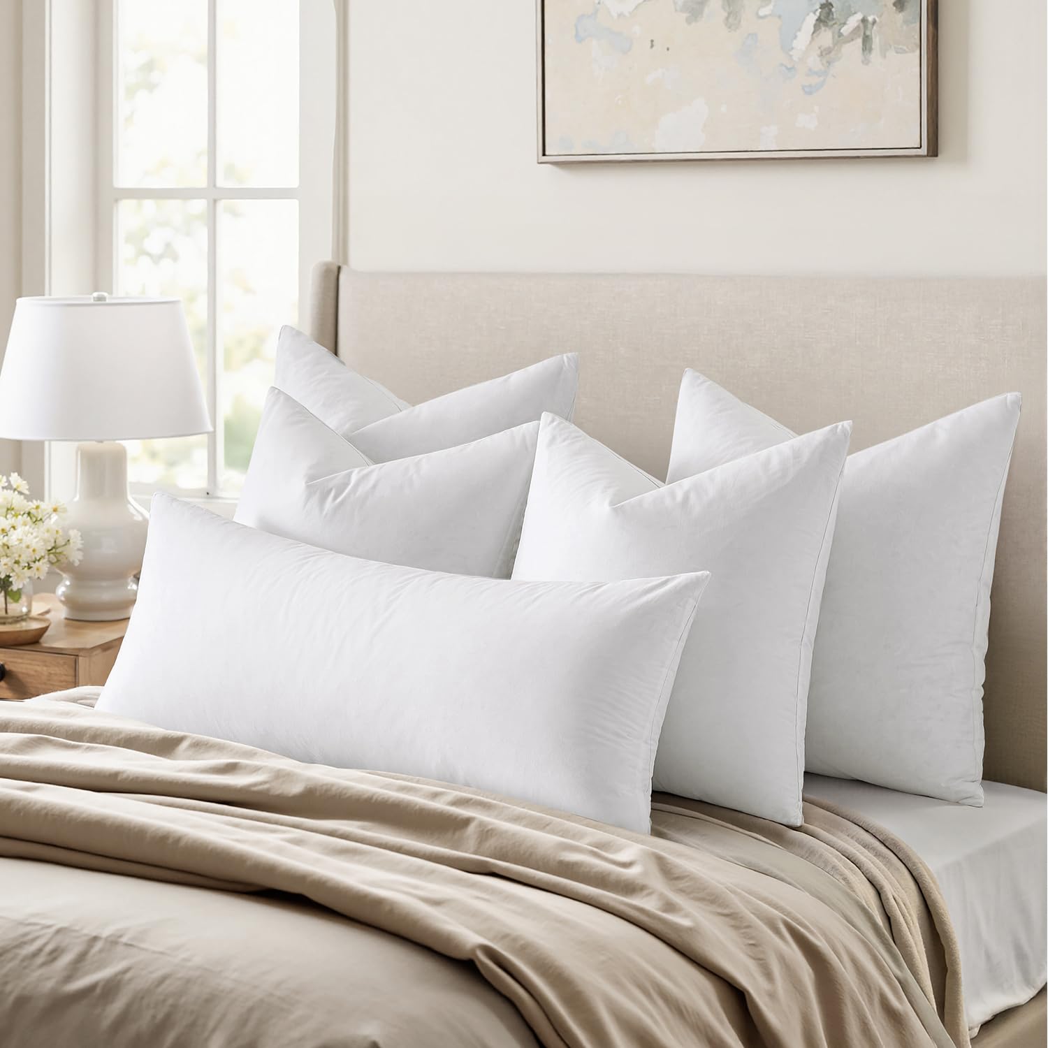 MIULEE insertos 18x18: apoyo cómodo para cabeza y cuello