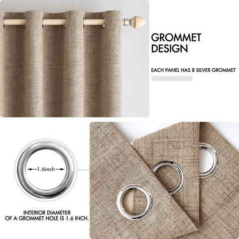 MIULEE cortinas emplean aislamiento térmico para mejorar la privacidad y confort