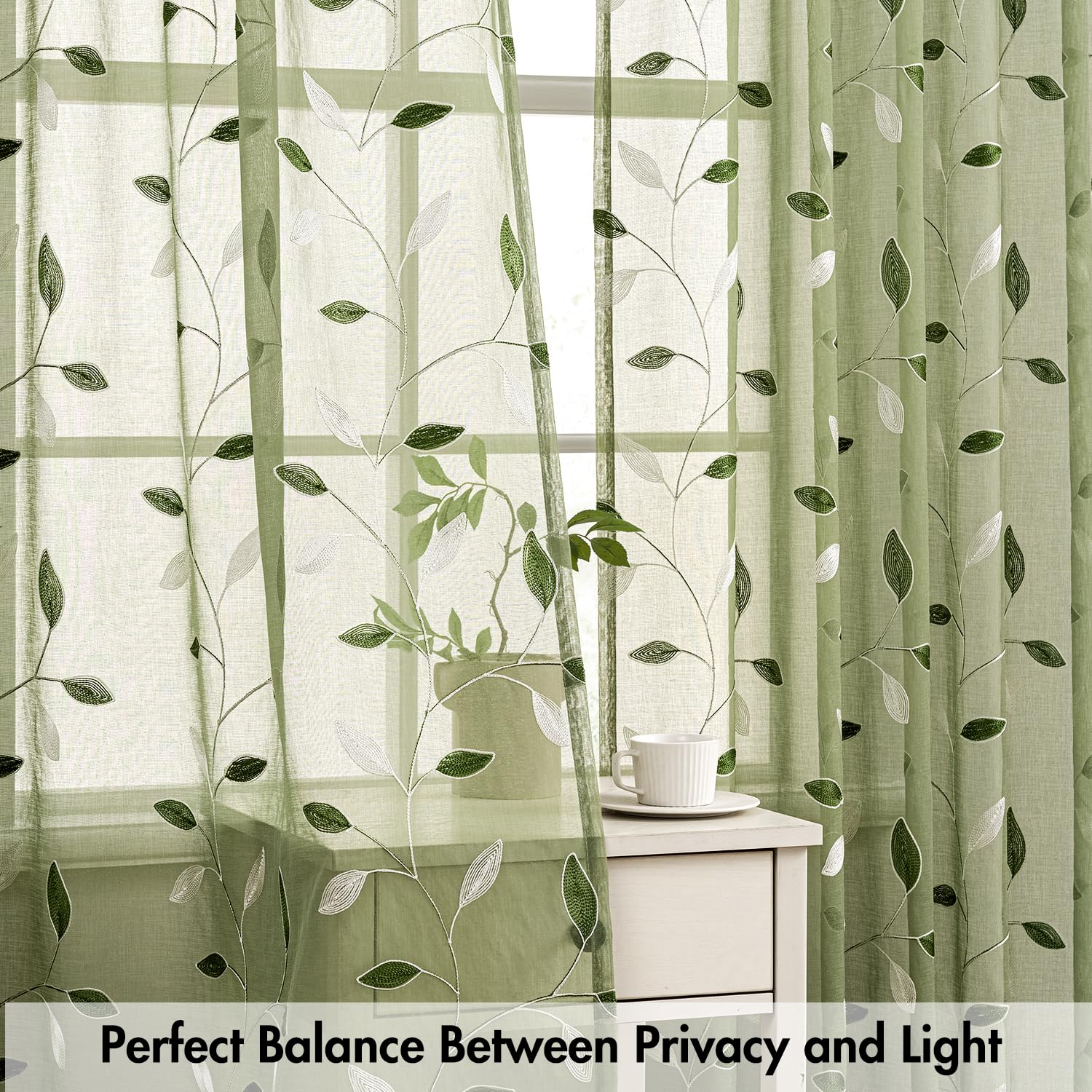 Cortinas MIULEE diseño versátil para sala, dormitorio o comedor