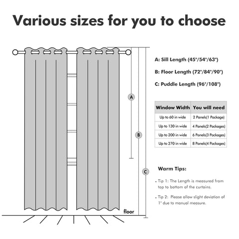 Cortinas MIULEE para dormitorio o sala con ambiente cálido y sofisticado.