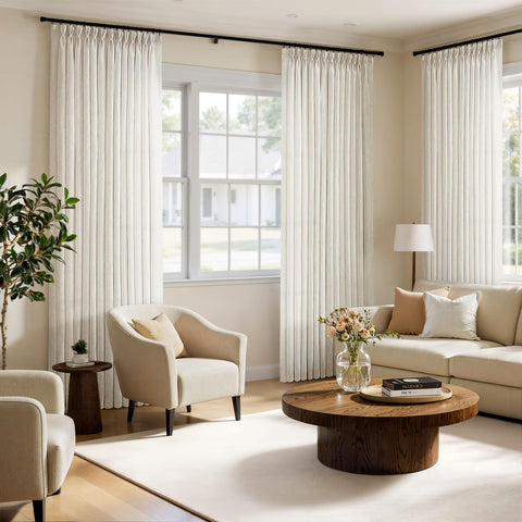 Filtrado de luz suave gracias a las cortinas MIULEE