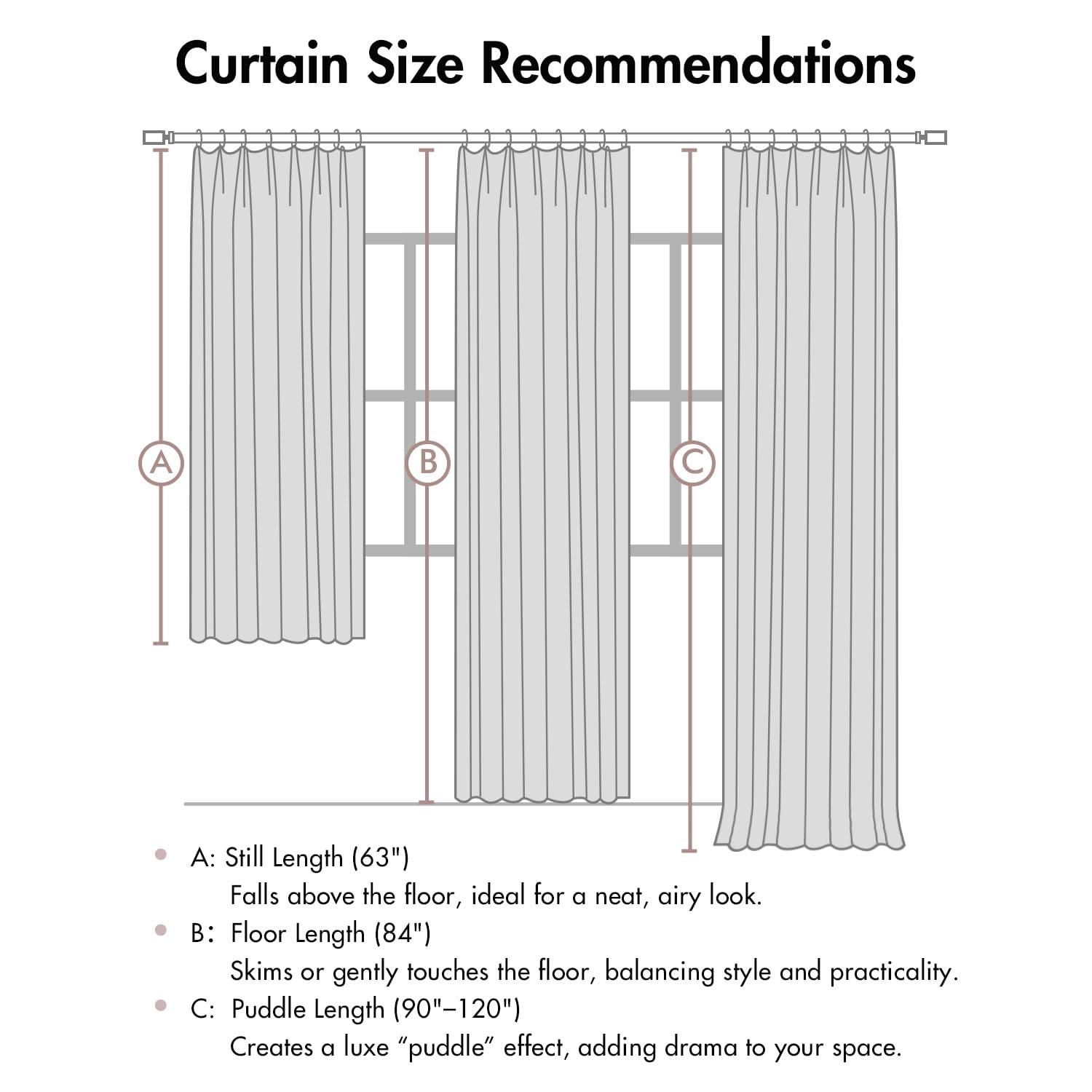 Ideal para dormitorio y sala, control de luz y privacidad.