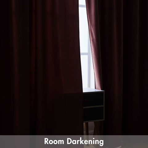 Cortinas MIULEE con opacidad para bloquear luz en sala y dormitorio