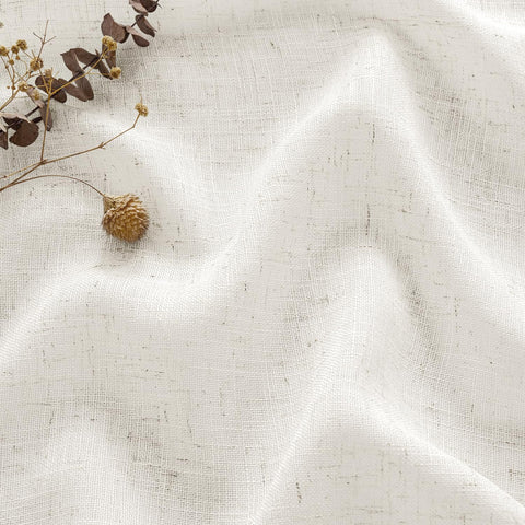 Toque suave de mezcla lino-poliéster de MIULEE