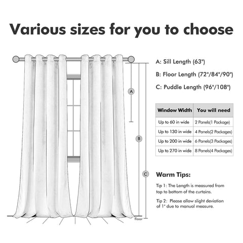 Dormitorio con cortinas MIULEE beige, privacidad y confort.