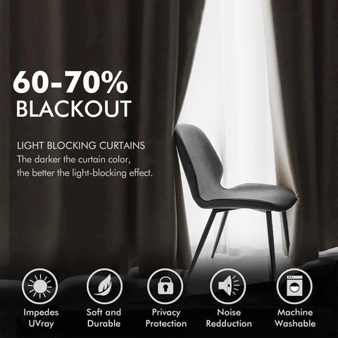 Efecto iluminación suave; MIULEE beige crea ambiente cálido.