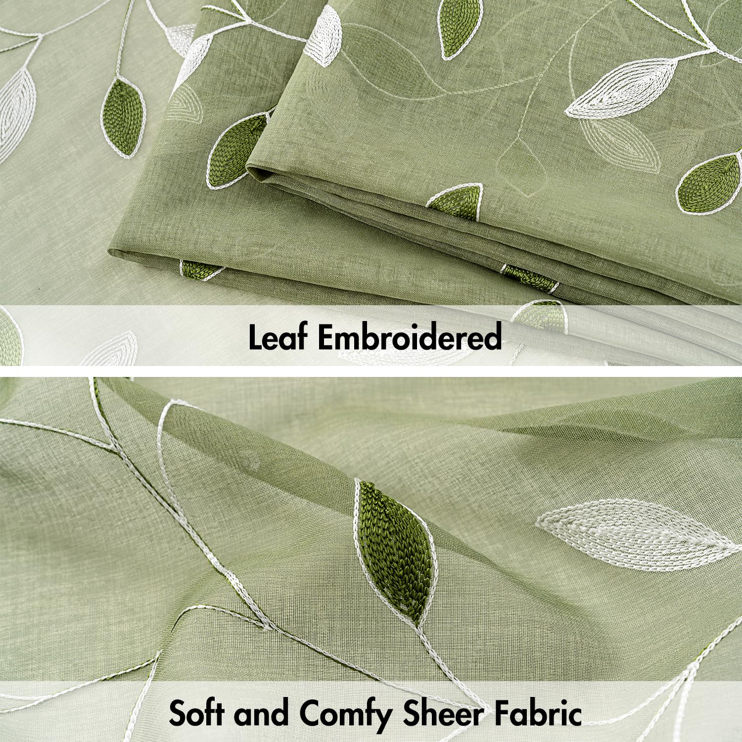 Cortinas MIULEE textura lino sintético suave para un ambiente luminoso