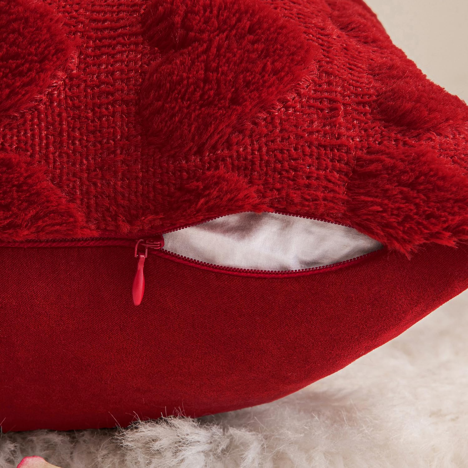 MIULEE funda-cojin diseño corazón romántico, decoración festiva para habitación