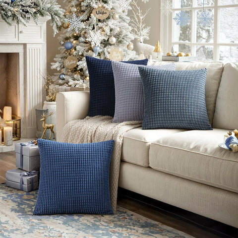 MIULEE funda almohada con cremallera oculta, inserto fácil y apariencia limpia.