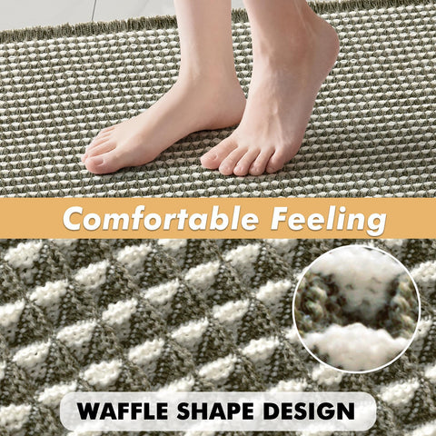 Confort bajo pies MIULEE, ideal tras la ducha.