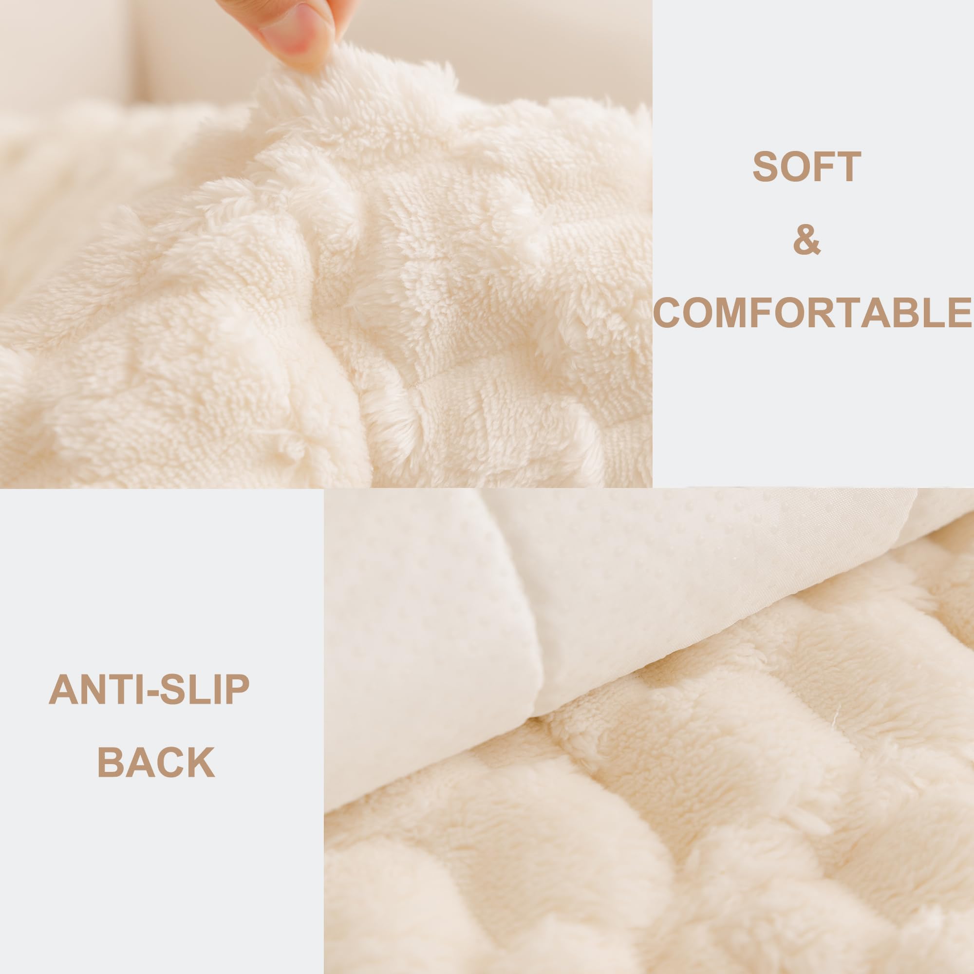 Mivnue cobertor-sofa-usos-multiples: ideal como cojín de ventana o alfombra decorativa.