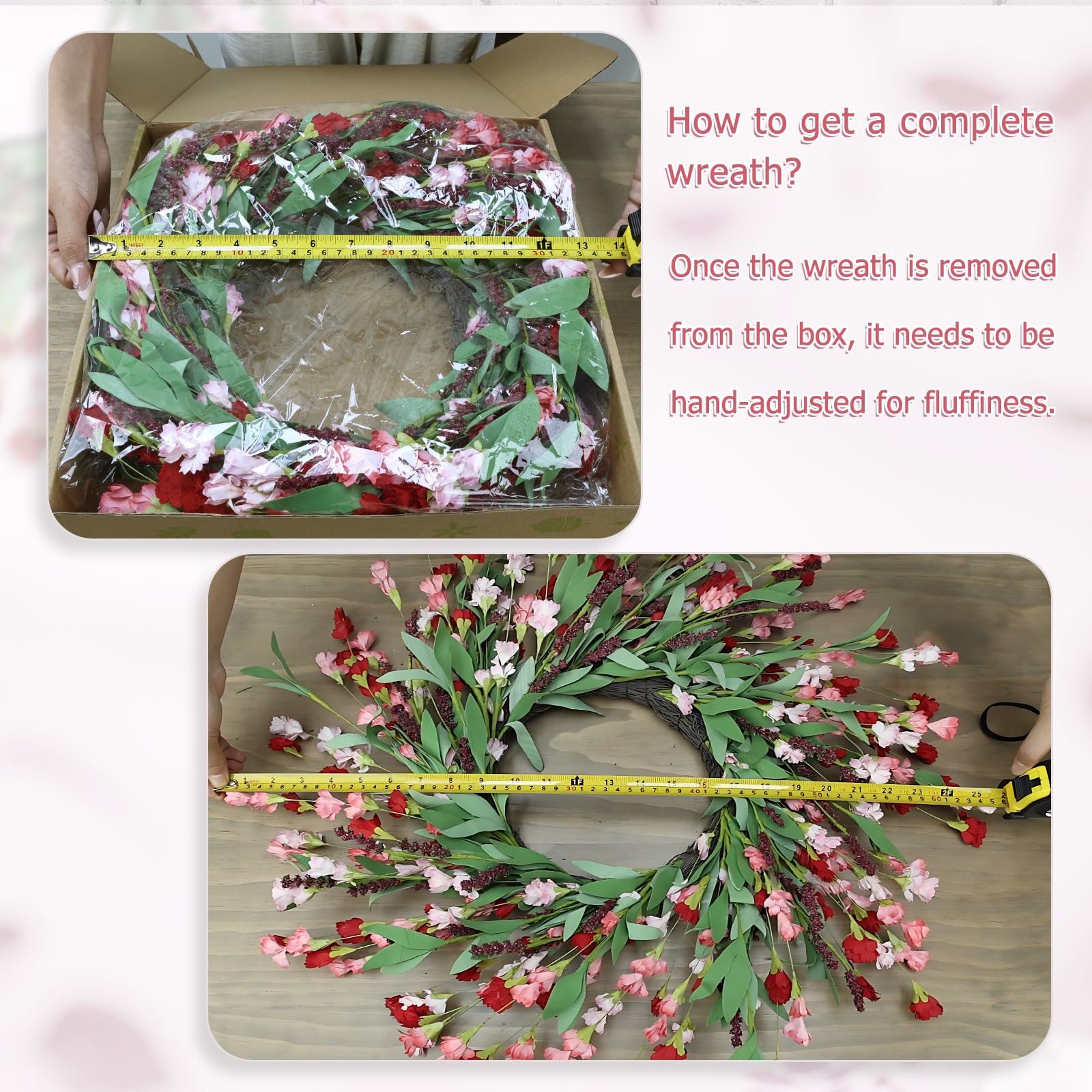 Corona MSMUH para Pascua en el hogar, toque festivo y luminoso.