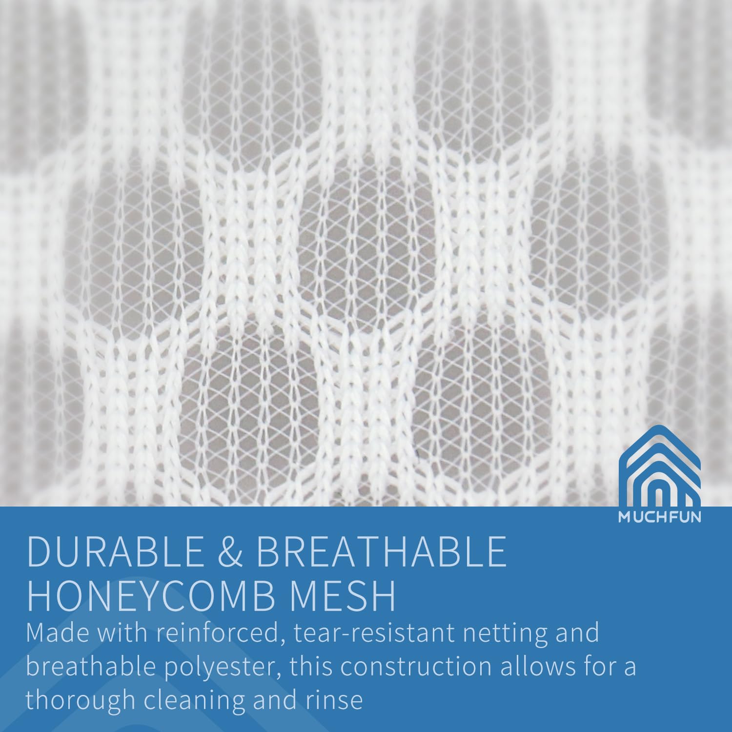 Muchfun bolsa lavadora duradera resistencia al desgaste para prendas frágiles.