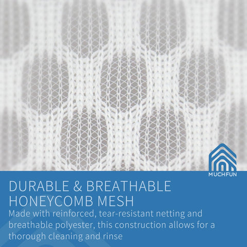 Muchfun bolsa lavadora duradera resistencia al desgaste para prendas frágiles.