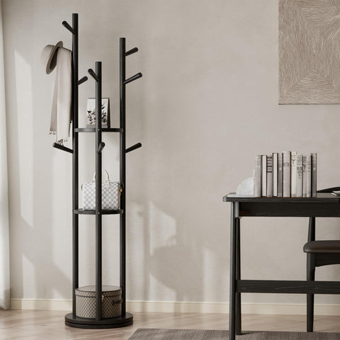 Muwuele perchero fácil de montar, herramientas incluidas y montaje rápido.