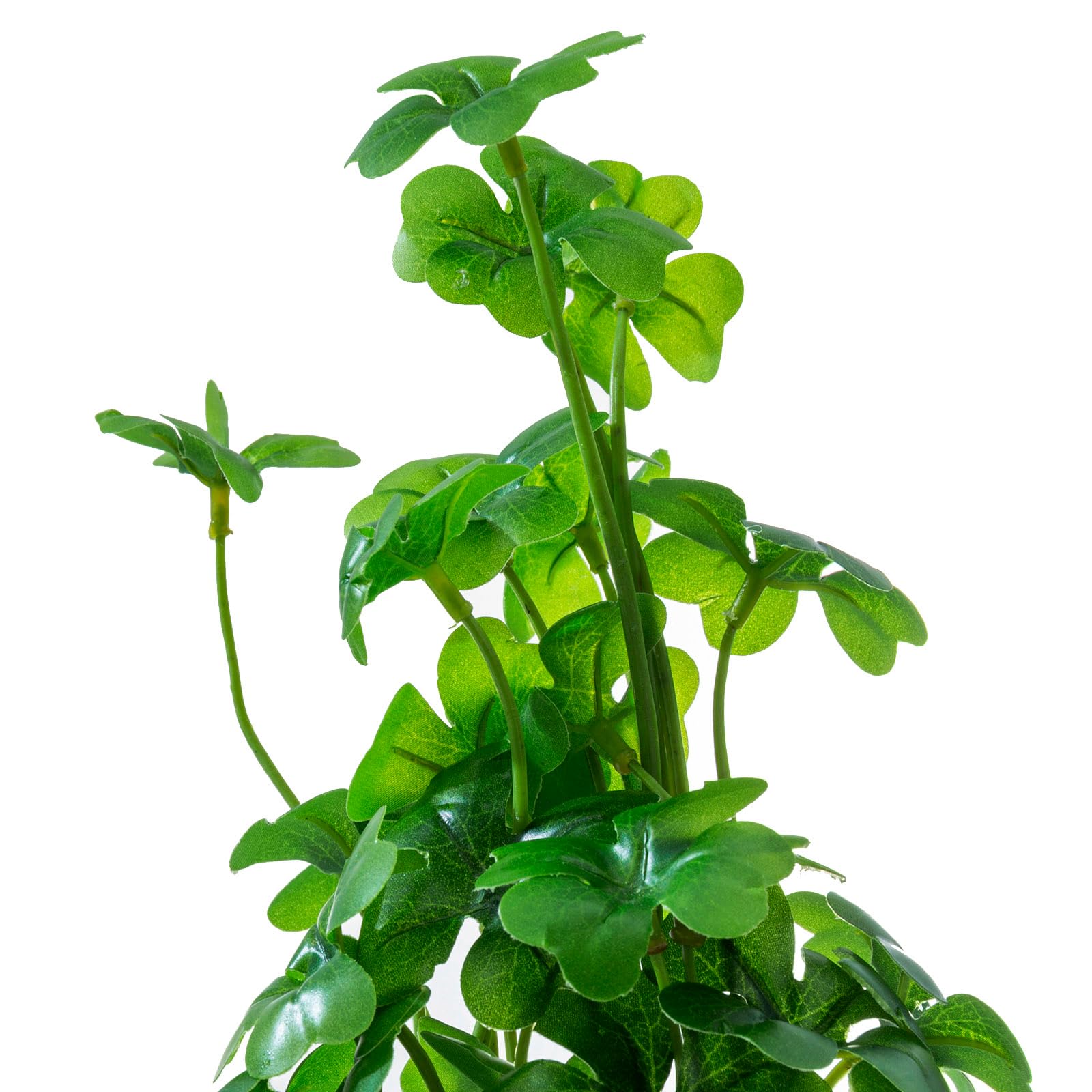 MyGift conjunto de plantas falsas en cubos de cristal, aporta textura verde.