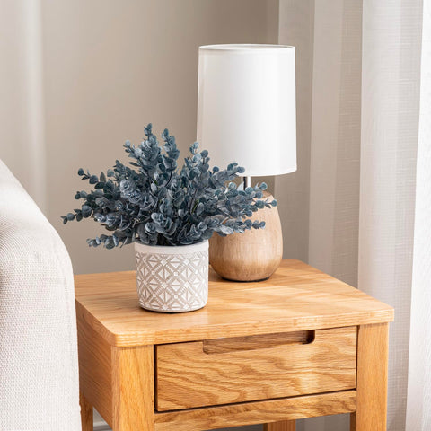 MyGift eucalipto artificial para oficina, aporta verdor sin riego ni luz natural.