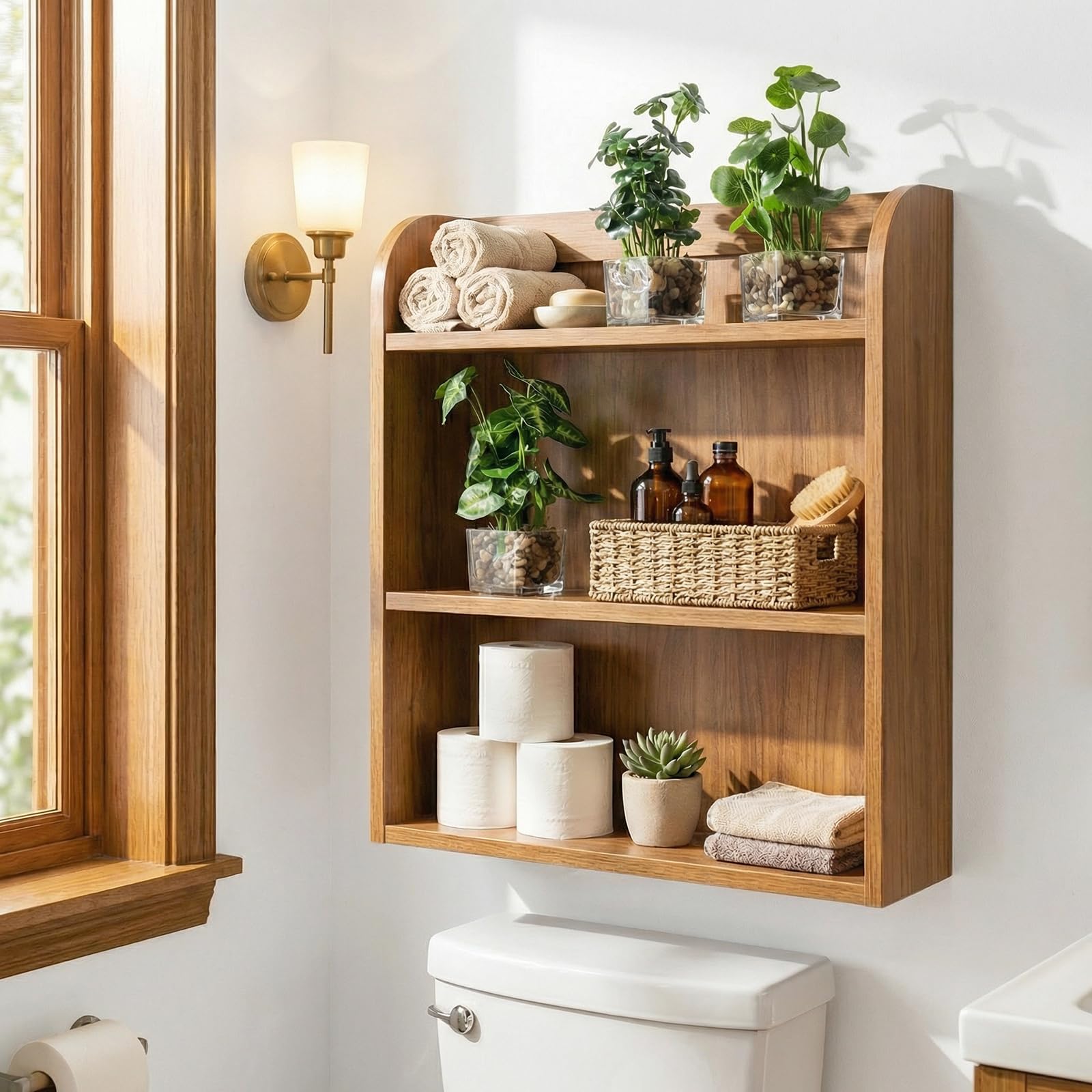 MyGift loto falsa en cubo de cristal, crea un rincón zen.