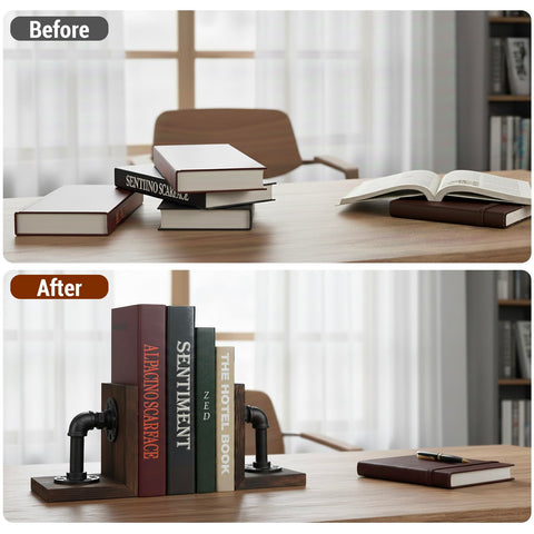 Pies de goma de MyGift para mayor estabilidad en superficies.