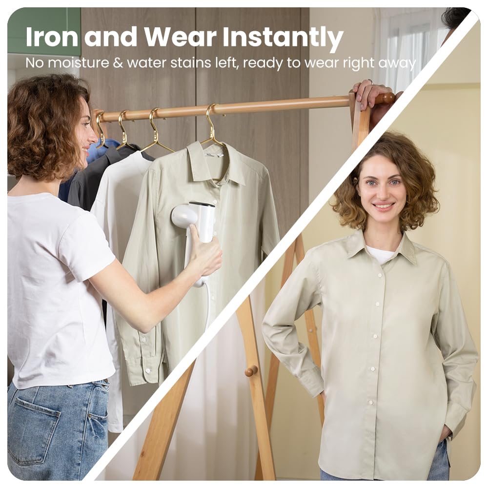 Neakasa Magic 1 proceso de planchado más rápido con vapor eficiente.