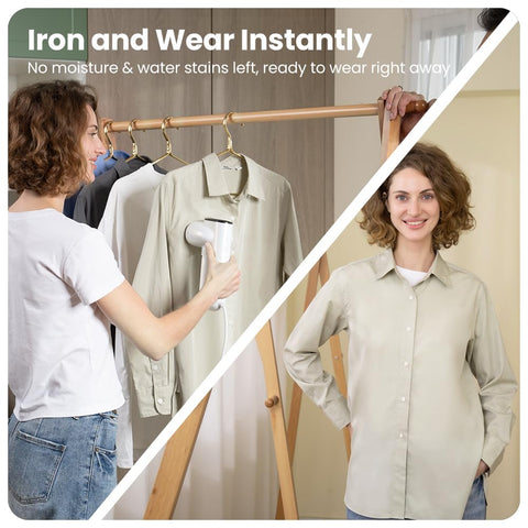 Neakasa Magic 1 proceso de planchado más rápido con vapor eficiente.