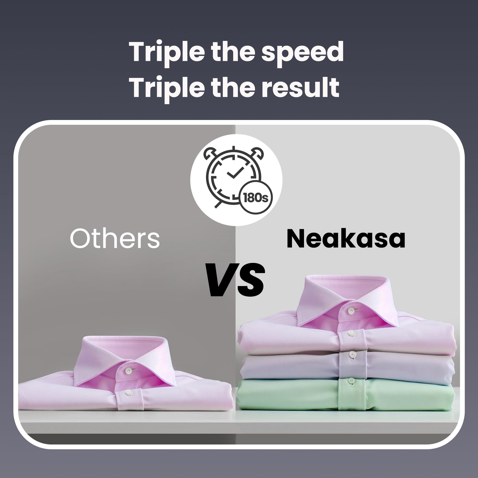 Neakasa Magic 1 succión de 2300Pa mantiene la prenda estable