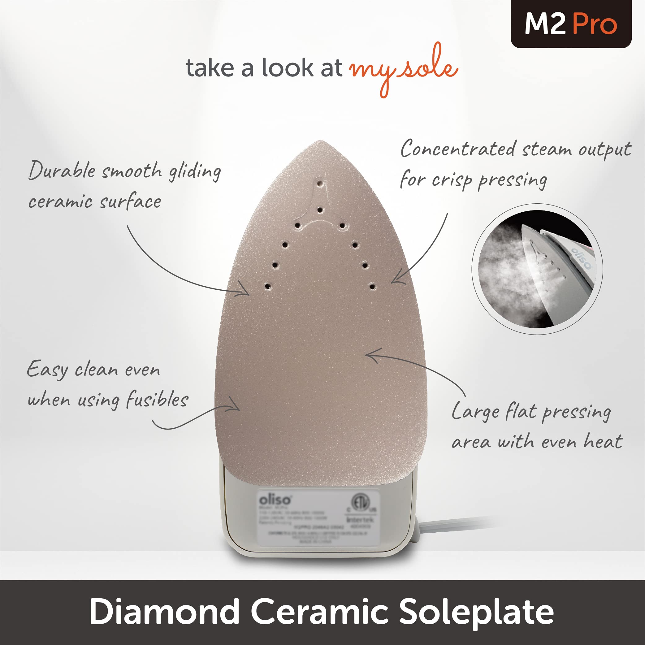 oliso M2Pro selector de tela facilita temperaturas adecuadas para cada prenda