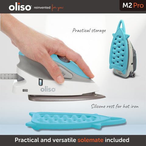 oliso M2Pro suela cerámica con punta de precisión para bordes y pliegues