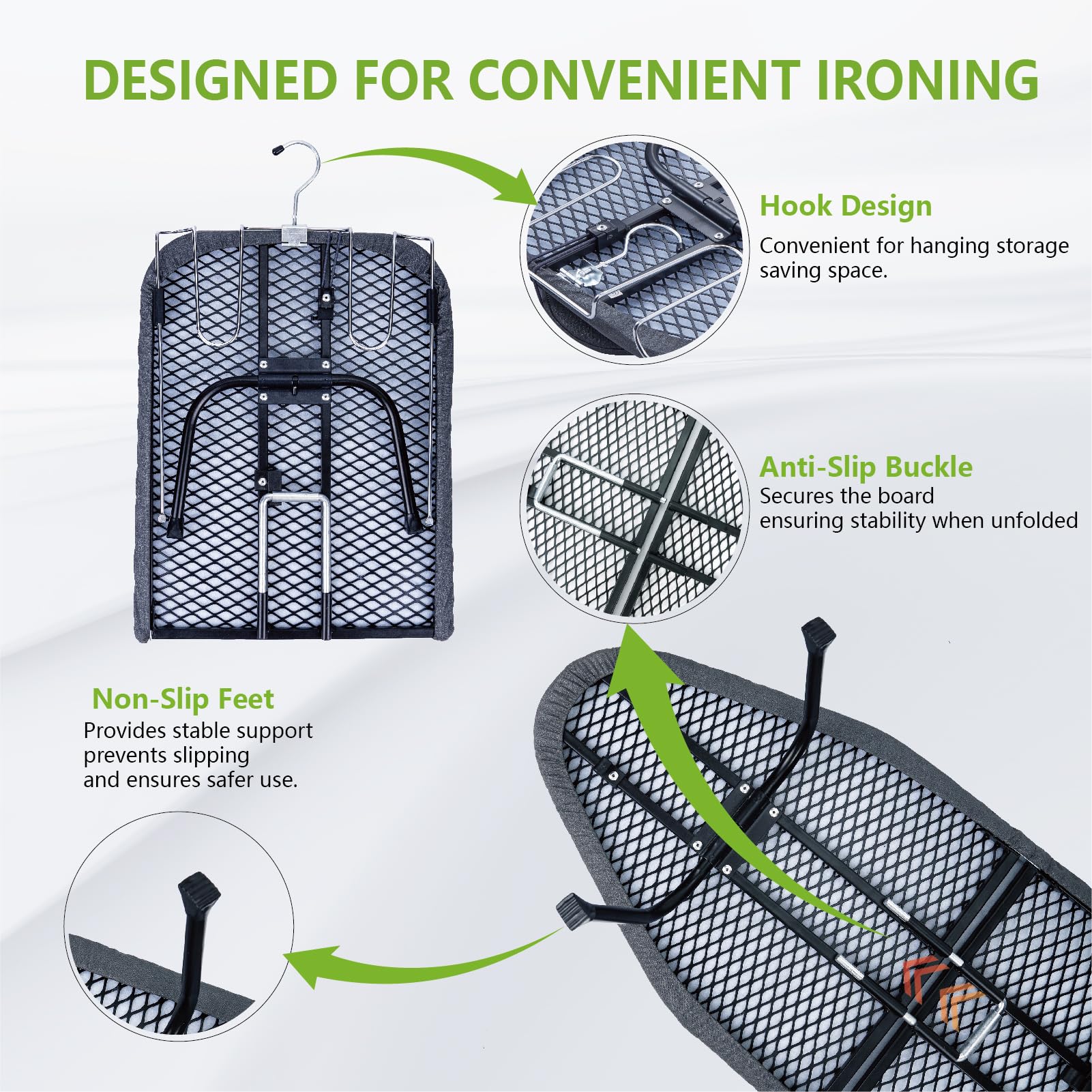 OMUACHIP patas-antideslizantes, estabilidad en cualquier superficie.