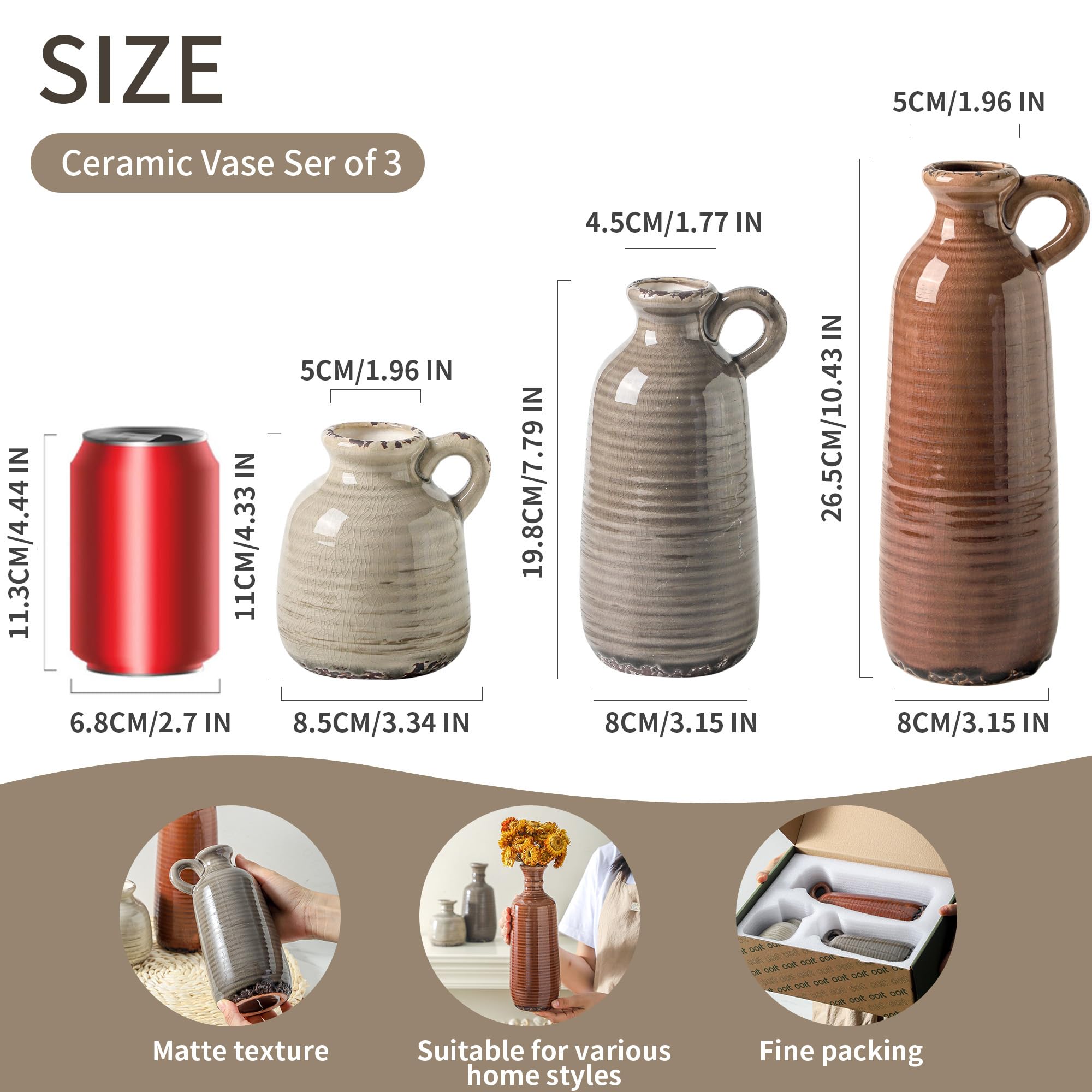 ooit detalle de asa en jarrón cerámico