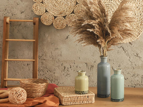 OOIT detalle decorativo para sala con jarrones