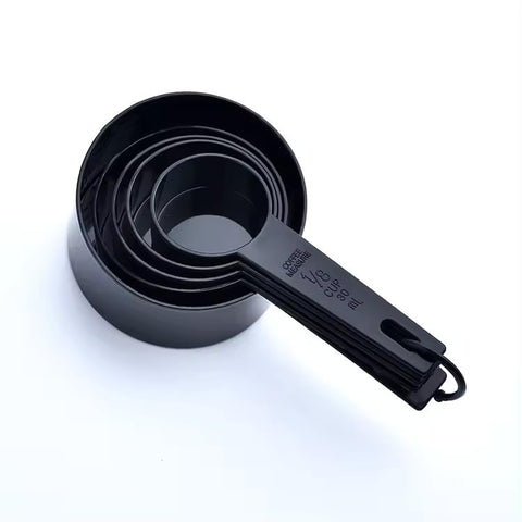 Ovenza cucharas medidas 10 piezas negro: lectura clara para hornear