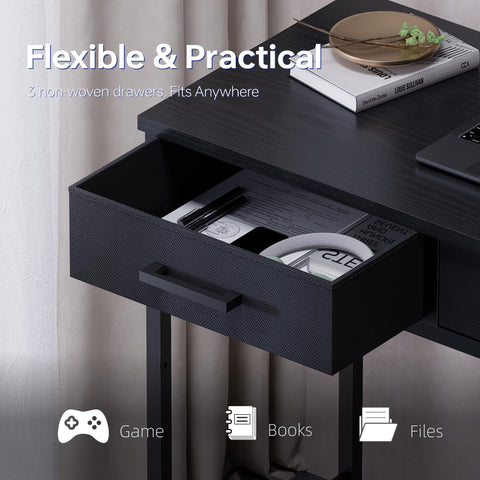 Pamray escritorio ideal para dormitorio o estudio, uso versátil