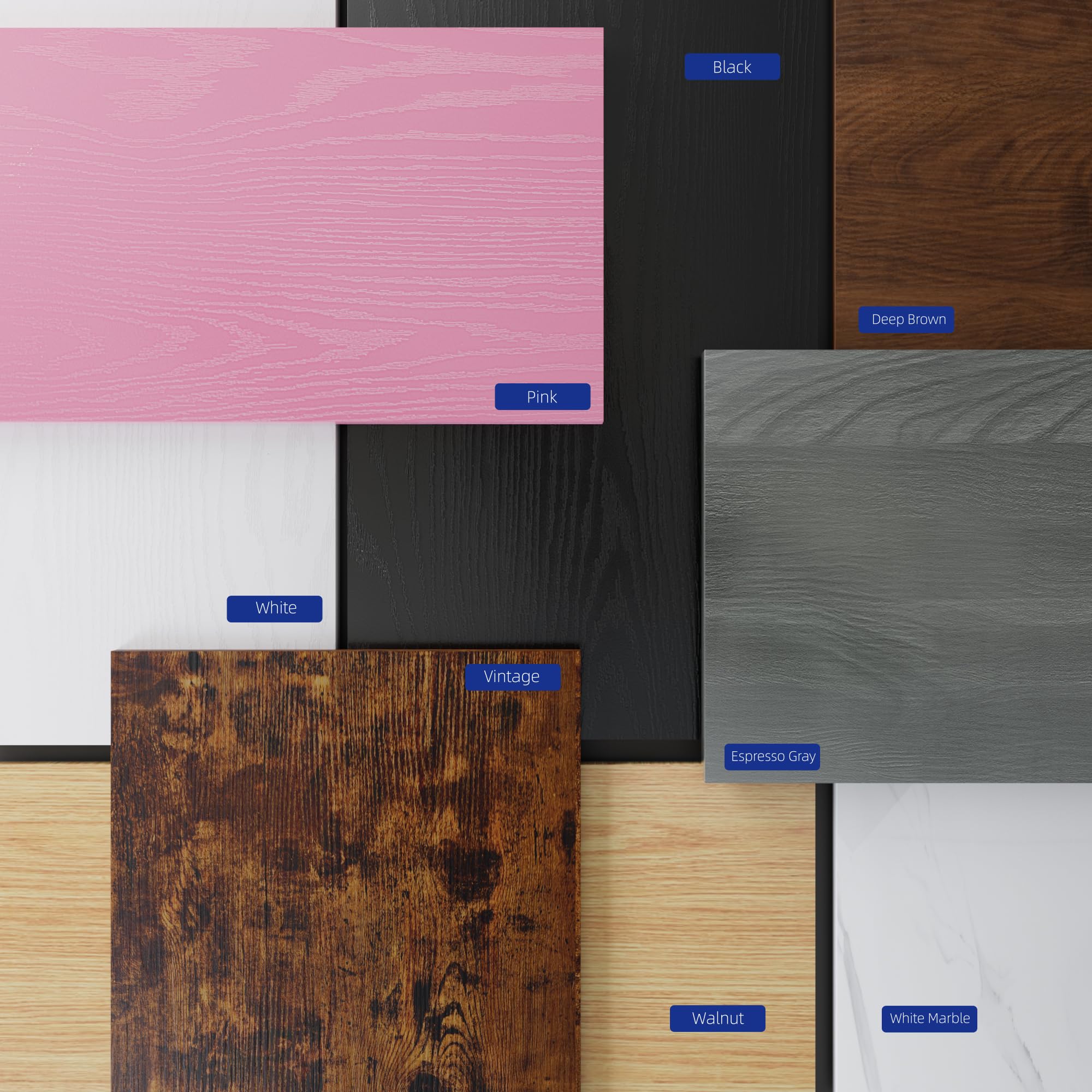 Pamray escritorio mostrado durante el montaje fácil con herramientas incluidas.