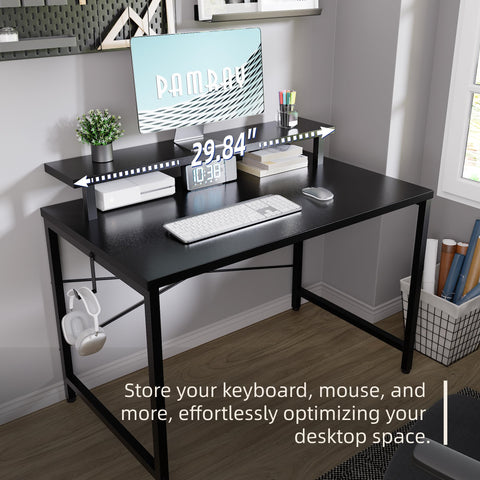 Pamray escritorio con refuerzo X ofrece mayor estabilidad durante el uso.