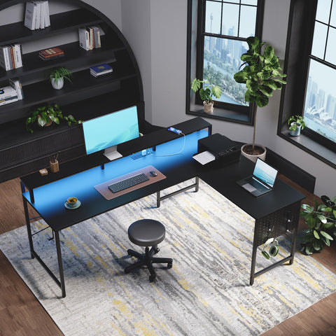 Pamray soporte monitor 3 monitores, organización para multitarea y juego