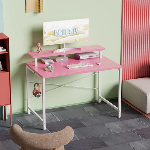 Pamray con soporte monitor robusto para mayor ergonomía en el escritorio