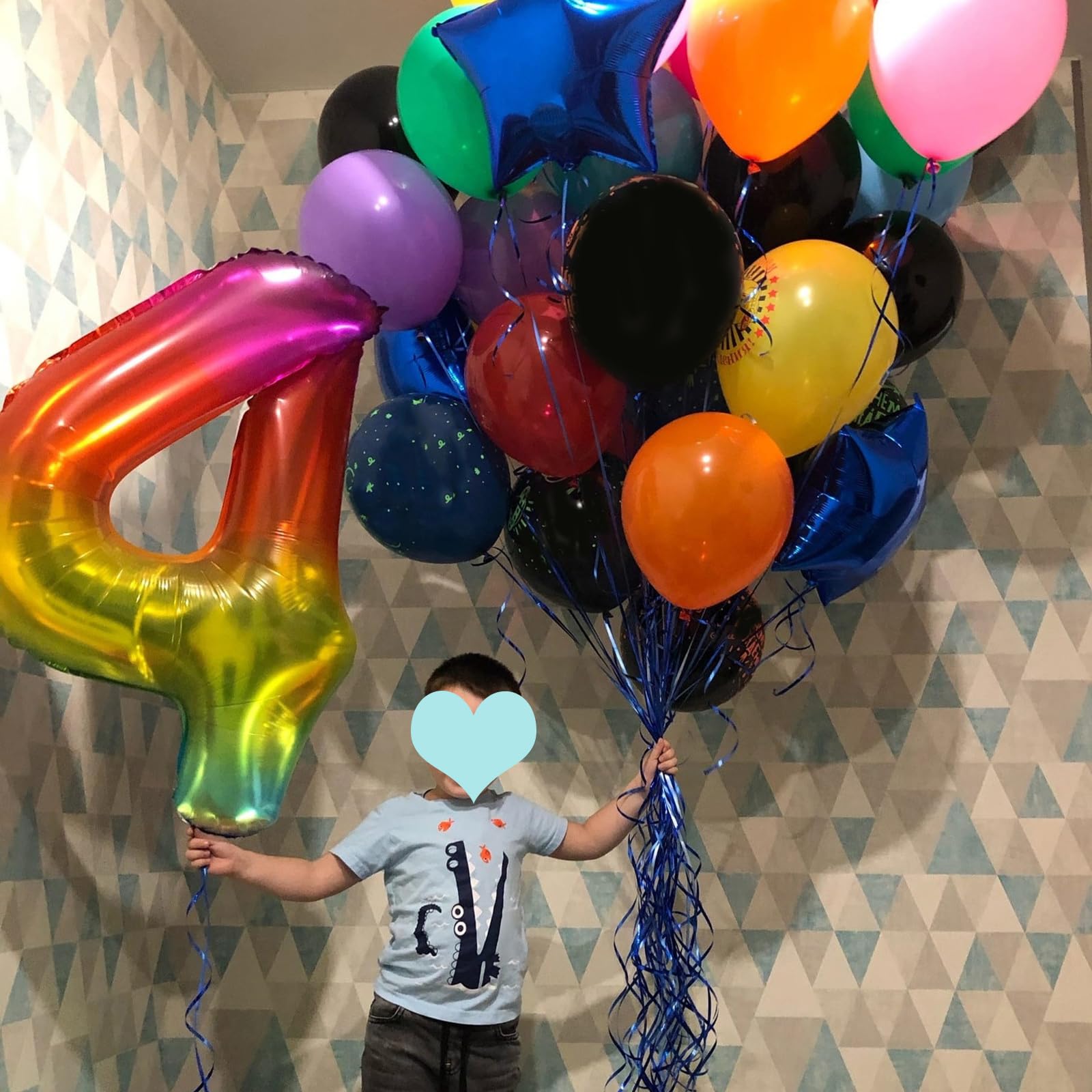 PatiCool globo arcoíris 4, ideal para fotos y celebraciones.