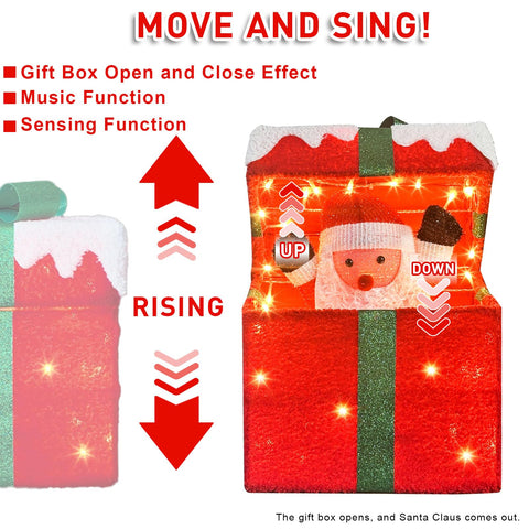 PEIDUO sensor-movimiento-navidad: detección fiable para activar luces y música