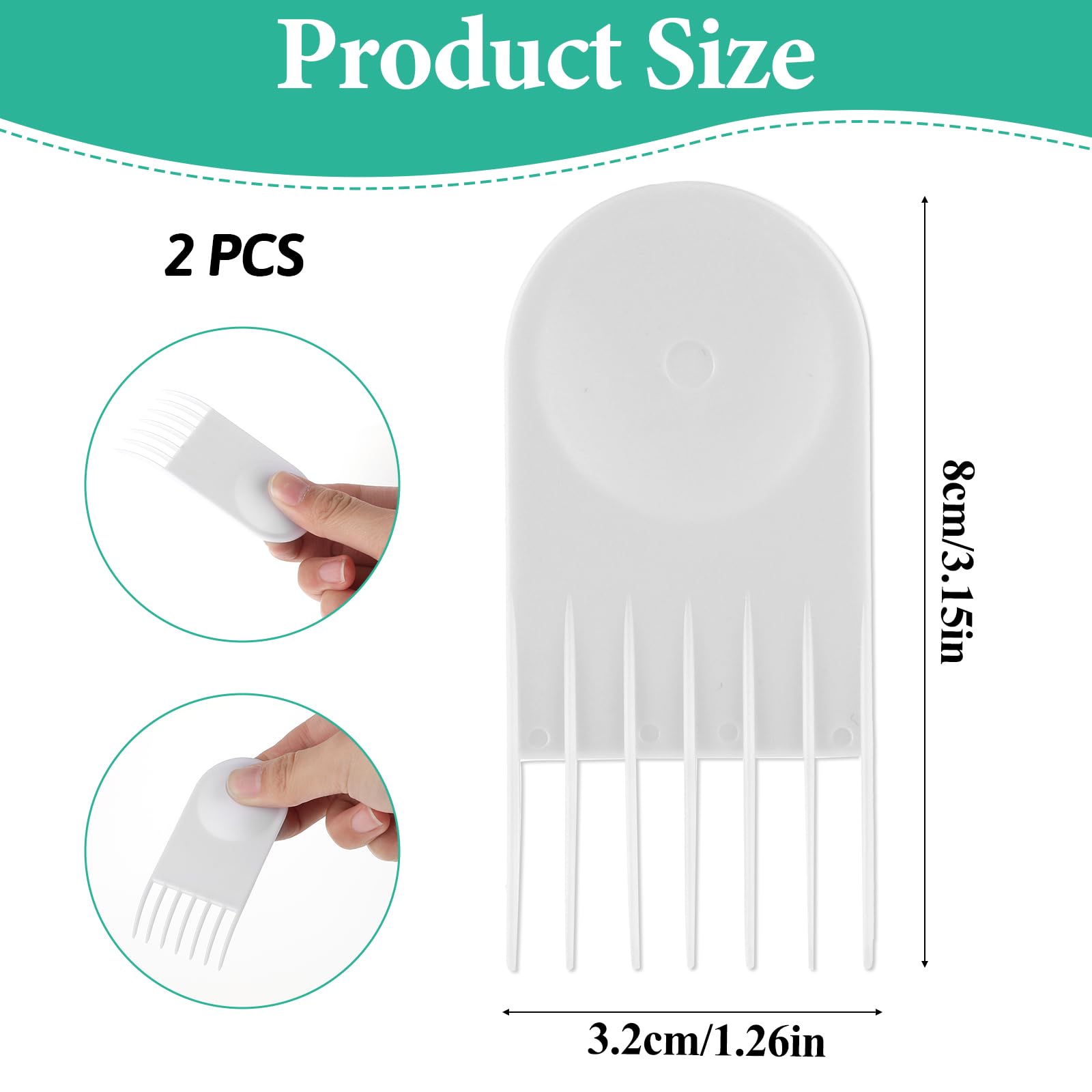 Cepillo limpiador Piriuuo para Vidalia Chop Wizard, limpieza precisa de superficies.