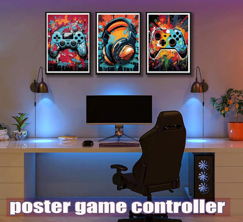 PPV poster de mando iluminado, ideal para salas de juego con iluminación ambiental