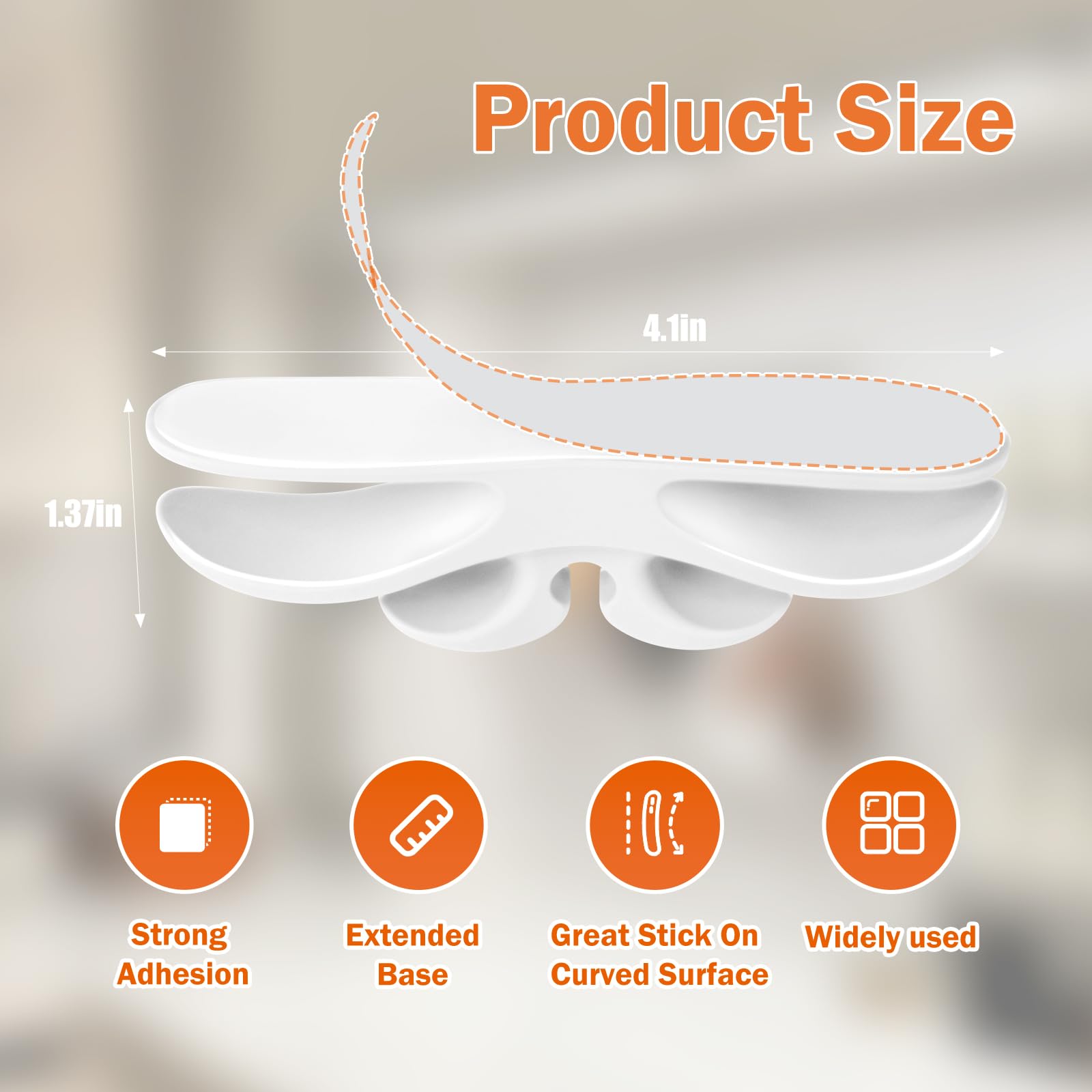 PQPO base ampliada con ranuras profundas para cables gruesos y largos.