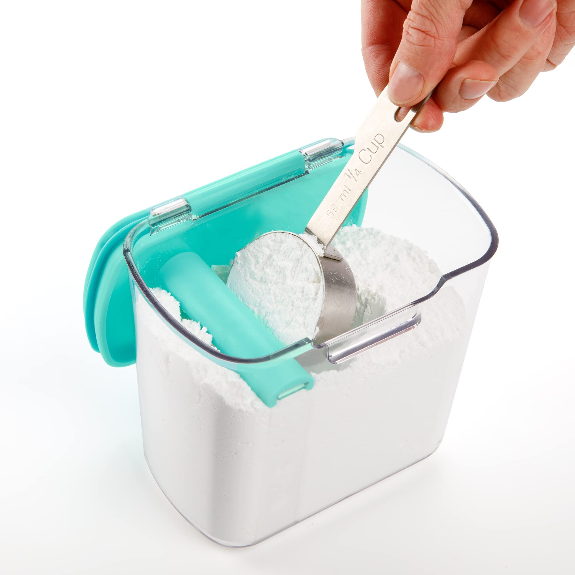 ProKeeper con tapa giratoria y vertido cómodo.